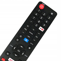 GUPBOO Télécommande Universelle de Rechange RC320 pour TV speler avec youtube Fernbedienung