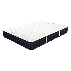 Visiodirect Matelas réversible NORA, Queen Size, 160x200 cm, en mousse mémoire de forme haute adaptabilité et ergonomique