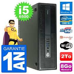 PC HP ProDesk 600 G2 SFF Intel Core i5-6500 RAM 8Go Disque 2To Windows 10 Wifi · Occasion 