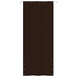 vidaXL Écran de balcon Marron 100x240 cm Tissu Oxford