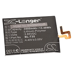 vhbw Li-Polymère batterie 3500mAh (3.85V) pour téléphone portable mobil smartphone comme Google BL-T35, EAC63718201 