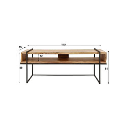 Acheter Lisa Design Madura - meuble tv - en bois massif d'acacia - 110 cm