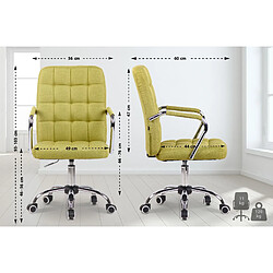 Non Chaise de bureau tissu Terni