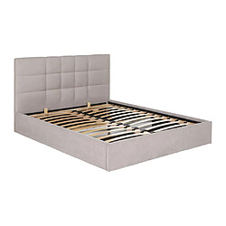 Avis Lit coffre 180 x 200 cm - Tissu - Beige + Matelas - ELIAVA de Pascal Morabito