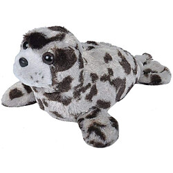 Wild Republic peluche phoque de 20 cm gris noir 