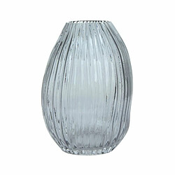 Paris Prix Vase Design en Verre Soufflé Sidney 25cm Gris