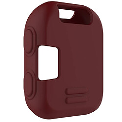 Avis Wewoo Boîtier de montre Housse de protection en silicone pour Garmin Approach G10 Golf Vin Rouge