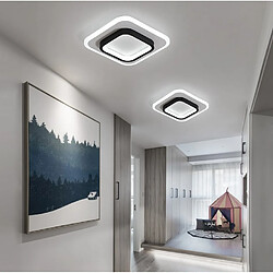 Avis Stoex Plafonnier Moderne Lustre Led Nordique Lampe de Plafond Carré Créatif Lustre Acrylique Noir Blanc Froid