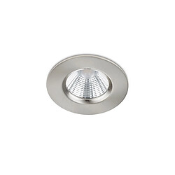 Lumière Downlight Encastrable Rond Moderne Nickel Mat 3000K IP65