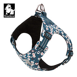 Universal Faisceaux pour animaux de compagnie Fleurs Fleurs Chiens Gilets pour chiens Gilets pour chiens Chaînes de promenade Petits et moyens chiots Chats Imprimés Coton | Faisceaux (Bleu)