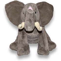 Wild Republic peluche Little Biggies Éléphant de 53 cm gris 