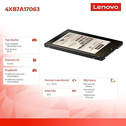 Lenovo TS 2.5`` PM1645a 1.6TB MS SAS 12Gb HS SSD