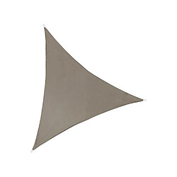 Ideprice Toile d'ombrage triangulaire 3 mètres Taupe.