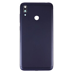 Wewoo Coque arrière de batterie avec objectif photo pour Asus Zenfone Max M2 ZB633KL ZB632KL bleu foncé