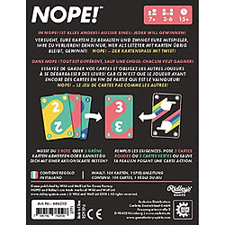 Game Factory 646250 Nope Das rafraîchend d'autres Jeux de Cartes édition Allemande pour 2 à 6 Joueurs