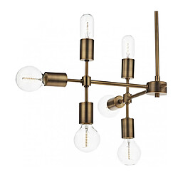 Acheter Luminaire Center Suspension Code or vieilli 12 ampoules