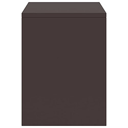 Avis vidaXL Tables de chevet 2 pcs Marron foncé 35x30x40 cm Bois de pin