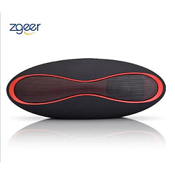 Zgeer Enceinte Bluetooth Haut-parleur Bluetooth Radio FM Extérieure Haut-parleur Bluetooth Portable Noir 