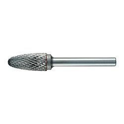 PROMAT Fraise sur tige RBF D.6mm Tête-L.13mm Arbre-D.3mm HM -Croix T 