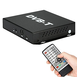 Wewoo Solutions DVB-T & ISDB-T noir DVB-T998 voiture mobile DVB-T boîte de récepteur de télévision numérique avec télécommande