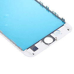 Wewoo Pour iPhone 6s Plus Digitizer blanc Assemblée d'écran tactile (seul sans le LCD) avec le cadre avant de d'affichage à cristaux liquides et l'adhésif optiquement clair d'OCA pièce détachée pas cher