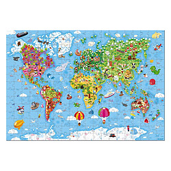 Acheter Puzzle enfant Géant monde 300 pièces - Janod