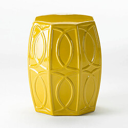 Tabouret Thai Natura Jaune 38 x 45 x 38 cm