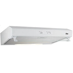 Hotte visière 60cm 368 m3/h blanc - fht6137w - FAURE 