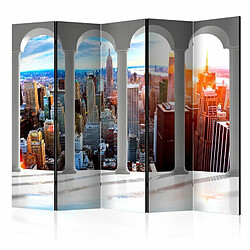 Paris Prix Paravent 5 Volets Pillars & New York 172x225cm