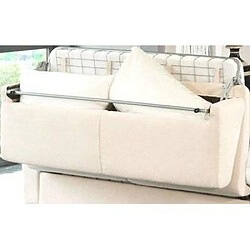 Inside 75 Canapé convertible CUBE en microfibre bordeaux couchage 140cm express sommier lattes matelas 16 cm