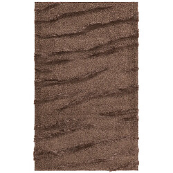 Hadorn Tapis shaggy 185x125 marron foncé Thun Tribus 