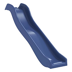 vidaXL Toboggan de jeu bleu 174x38 cm polypropylène