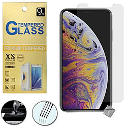 Htdmobiles Film de protection vitre verre trempe transparent pour Apple iPhone XS Max