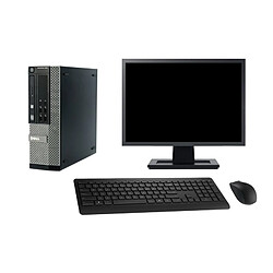 PC Dell 990 OptiPlex SFF Ecran 22" Intel G840 RAM 16Go SSD 480Go Windows 10 Wifi · Occasion 