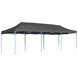 vidaXL Tente de réception pliable 3 x 9 m Anthracite