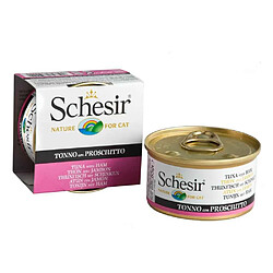 Boîte Pâtée au Thon avec Jambon en Gelée pour Chat - Schesir - 85g