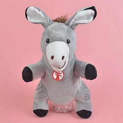 Universal Animal Hand Puppet Donkey Plush Toys Baby Educational Hand Puppets Cartoon Pretend Doll Toy