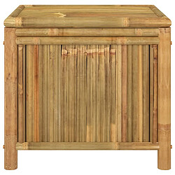 Helloshop26 Coffre boîte meuble de jardin rangement 60 x 52 x 55 cm bambou 02_0013041