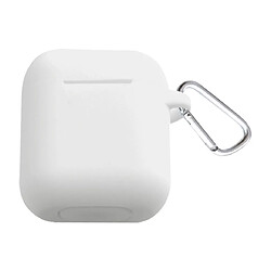 Wewoo Coque Protection Étui en silicone Bluetooth pour écouteurs anti-goutte pour Airpods / Apple (blanc) 