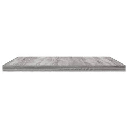 Acheter vidaXL Étagères murales 4 pcs sonoma gris 40x30x1,5 cm bois ingénierie