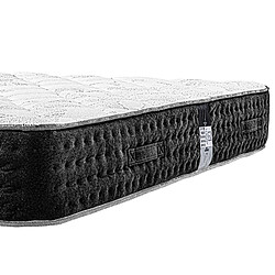 Acheter LUXURY LITERIE Matelas 90x190 cm, Sérénité, 27cm, Ressorts Ensachés, Mousse Haute Densité, Indépendance de Couchage, Soutien très ferme, face été/hiver