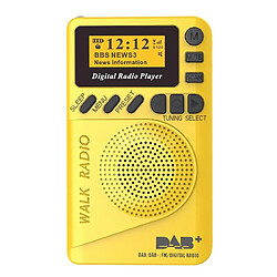 Universal Radio de poche Portable DAB + Radio numérique Batterie rechargeable Radio FM Affichage LCD Prise UE Haut-parleur Drop Transport | Radio 