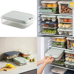 Avis Couvercles En Plastique De Stockage Contenant Des Aliments Anti-fuite Sans BPA, Vert Clair B