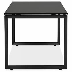 Avis Paris Prix Bureau Design Abigano 120cm Noir