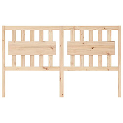 Avis Maison Chic Tête de lit scandinave pour lit adulte,Meuble de chambre 165,5x4x100 cm Bois massif de pin -MN66602