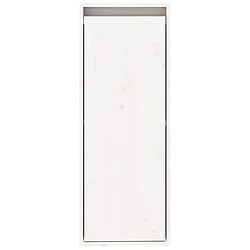 Acheter vidaXL Armoire murale Blanc 30x30x80 cm Bois de pin massif