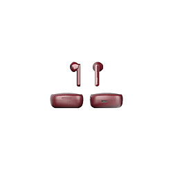 RYGHT ALFA - Ecouteurs sans fil Bluetooth avec Boitier pour "SAMSUNG Galaxy S6" (ROUGE)