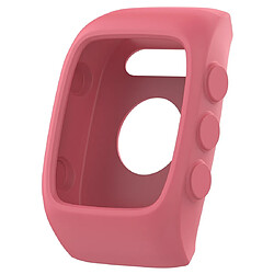 Wewoo Protection écran Étui de en silicone Smart Watch pour POLAR M430 rose