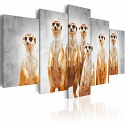 Paris Prix Tableau Imprimé Meerkats 100 x 200 cm