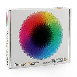 Universal Puzzle circulaire arc-en-ciel puzzle unique pas cher